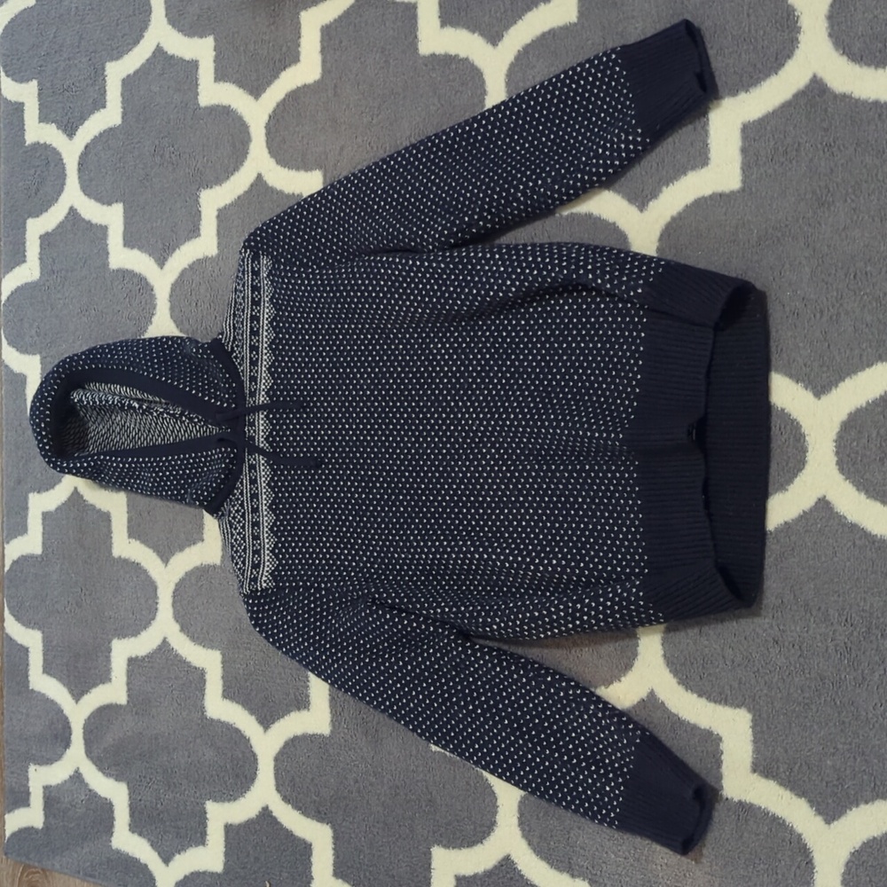 J. Crew Navy Blue Hooded Sweater